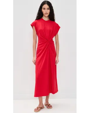 Apiece Apart Volta Twist Dress Samba Red - サムネイル2