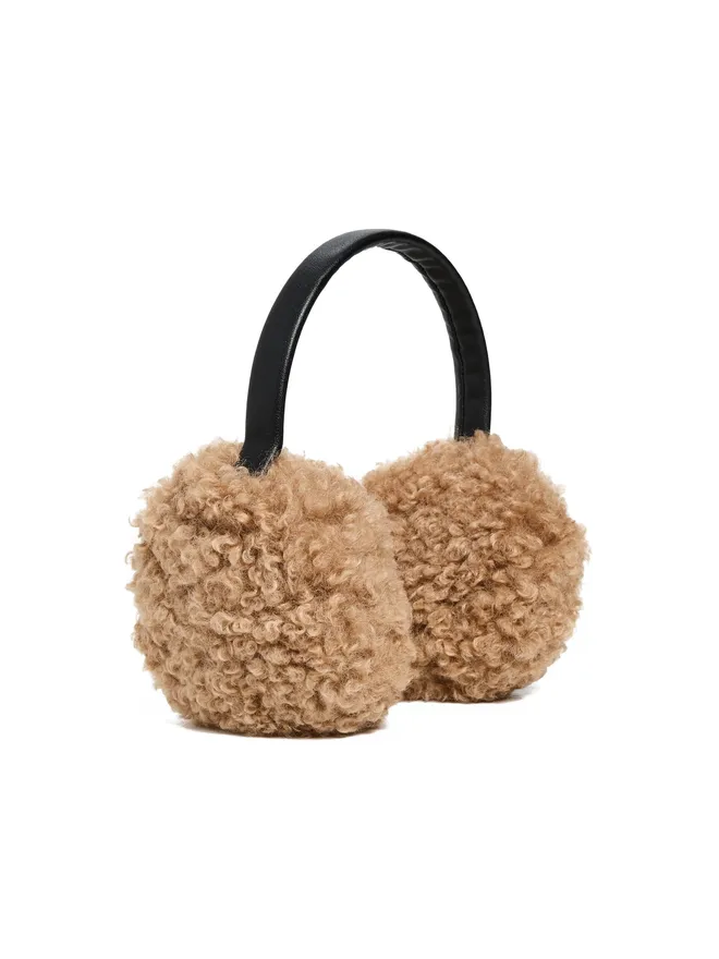 Apparis Apparis エスメ ブークレ イヤーマフ キャメルの商品画像