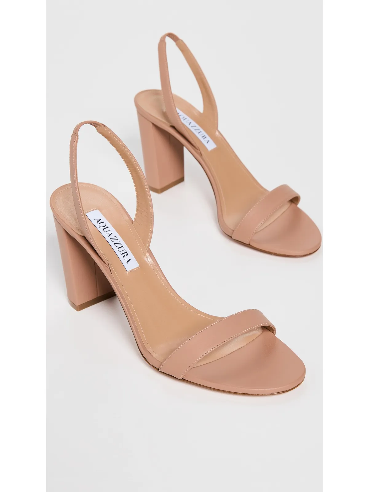 Aquazzura So Nude ブロックサンダル - 画像5