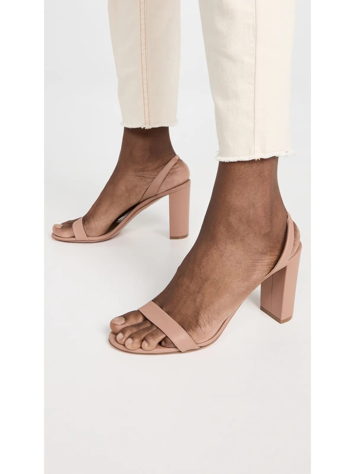 Aquazzura So Nude ブロックサンダル - 画像3