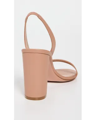 Aquazzura So Nude ブロックサンダル - サムネイル4