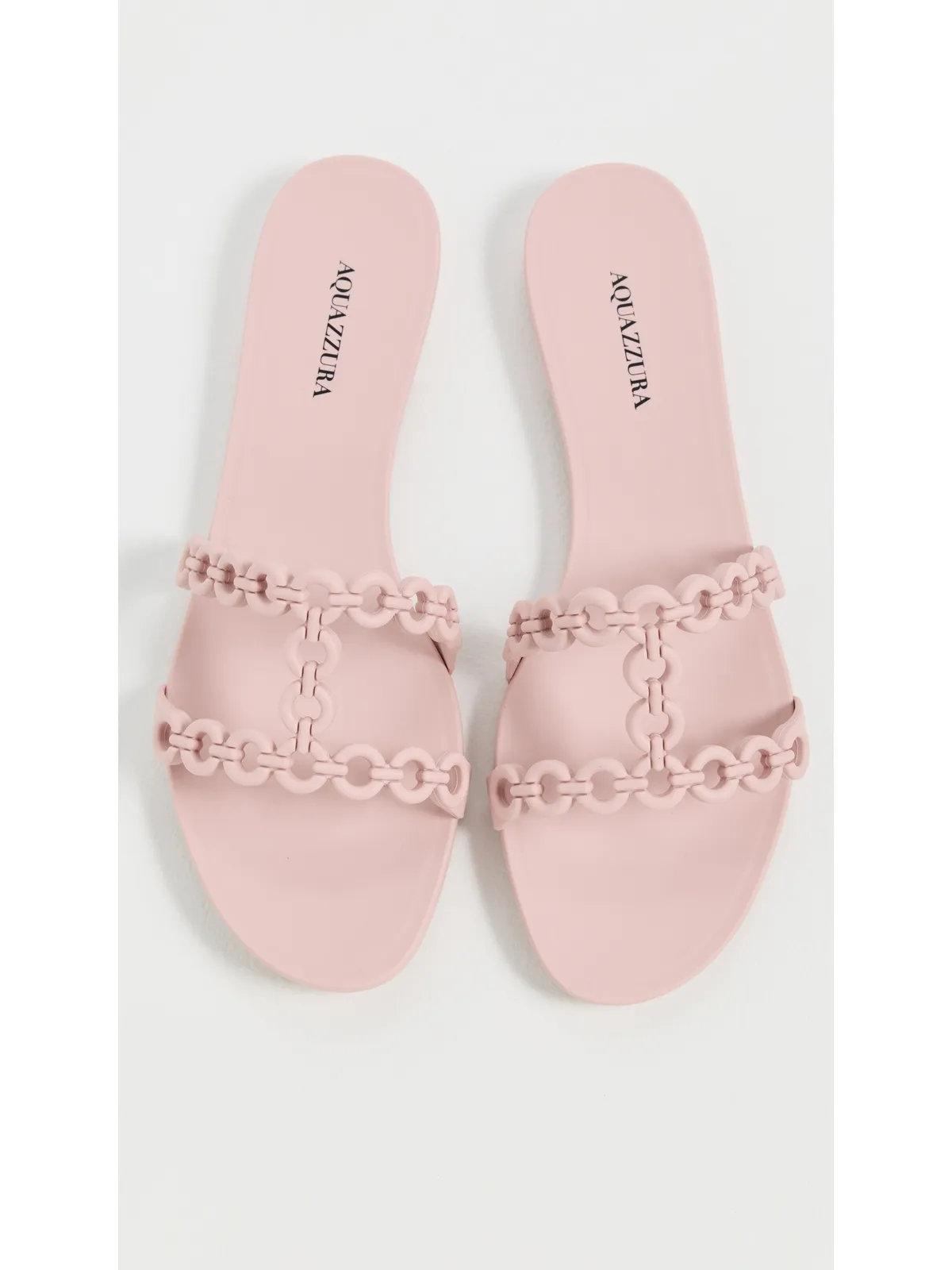 Aquazzura アクアズーラ インフィニティ チェーン ジェリー サンダル フラット - 画像4