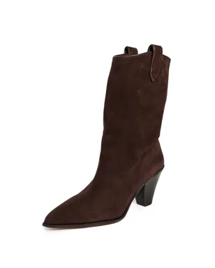 Aquazzura ボーギー カウボーイブーティ エスプレッソ - サムネイル1