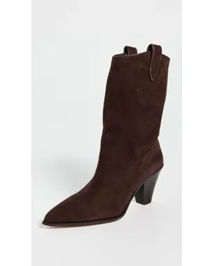 Aquazzura ボーギー カウボーイブーティ エスプレッソ - サムネイル2