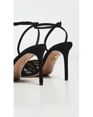 Aquazzura ヴォイル85 サンダル ブラック - サムネイル6