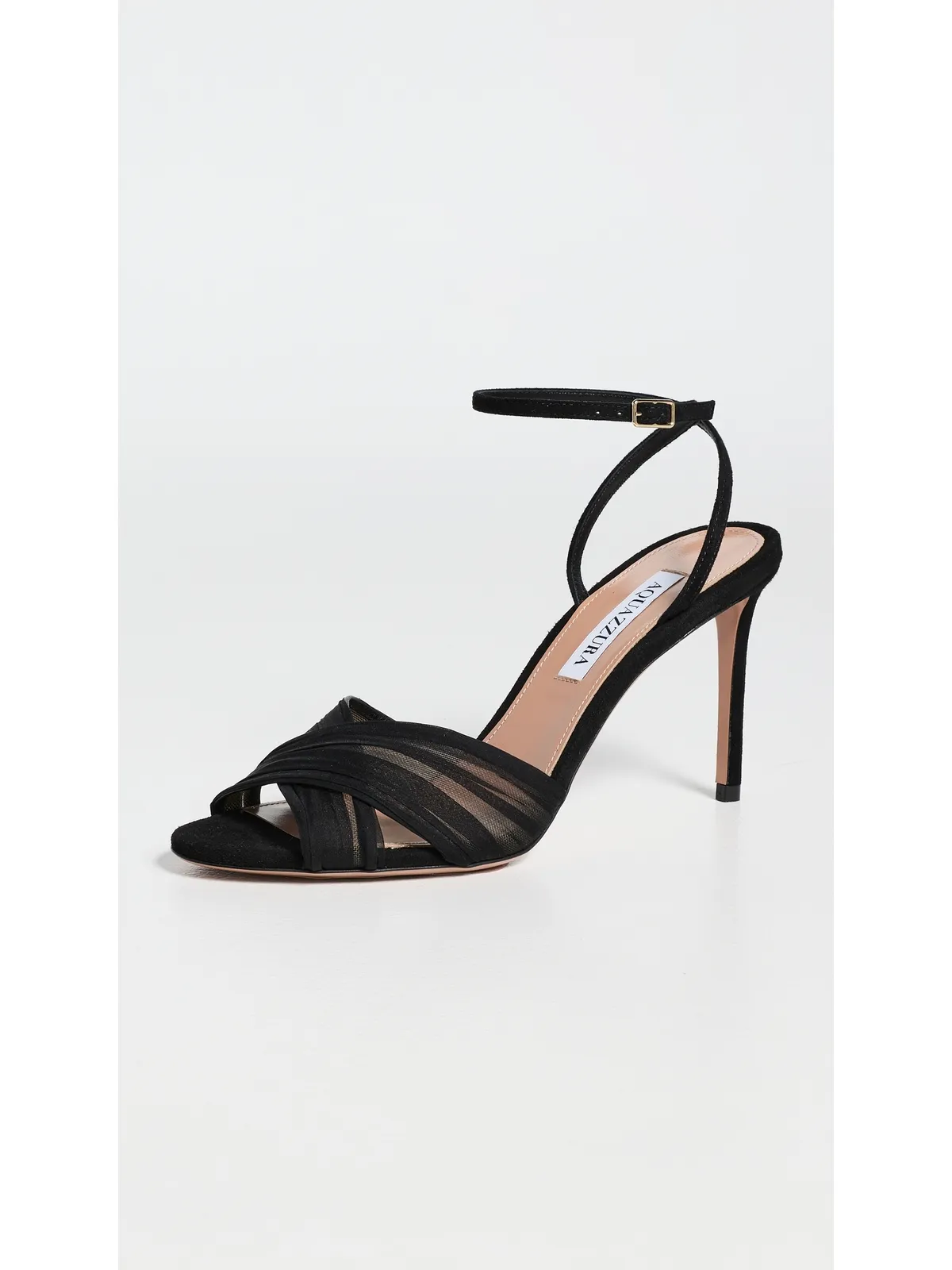Aquazzura ヴォイル85 サンダル ブラック - 画像2