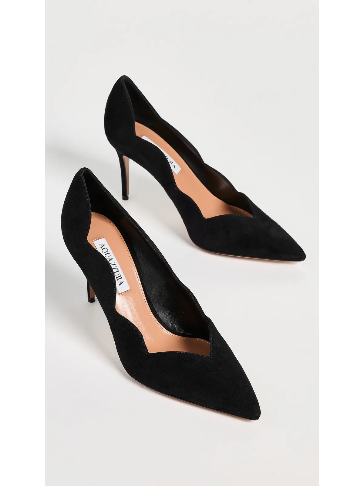 Aquazzura ペタルパンプス 85 ブラック - 画像5