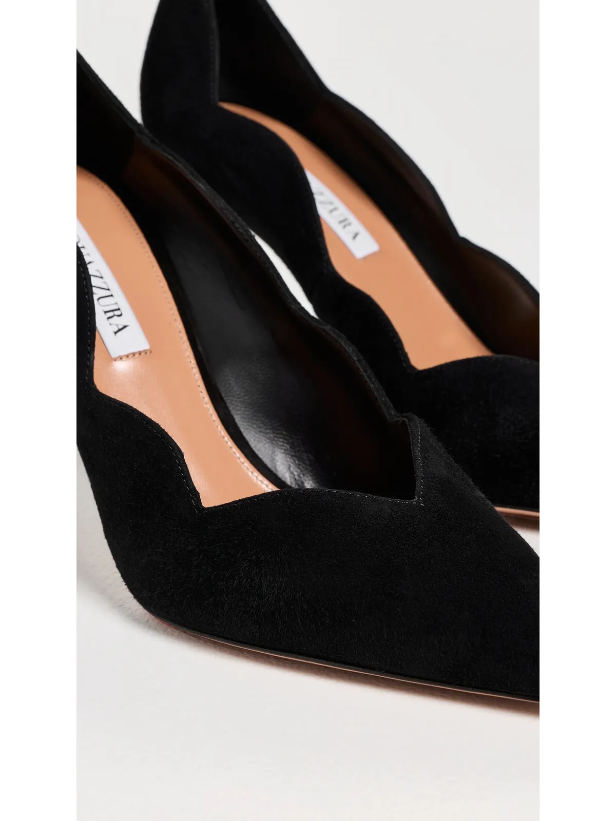 Aquazzura ペタルパンプス 85 ブラック - 画像6