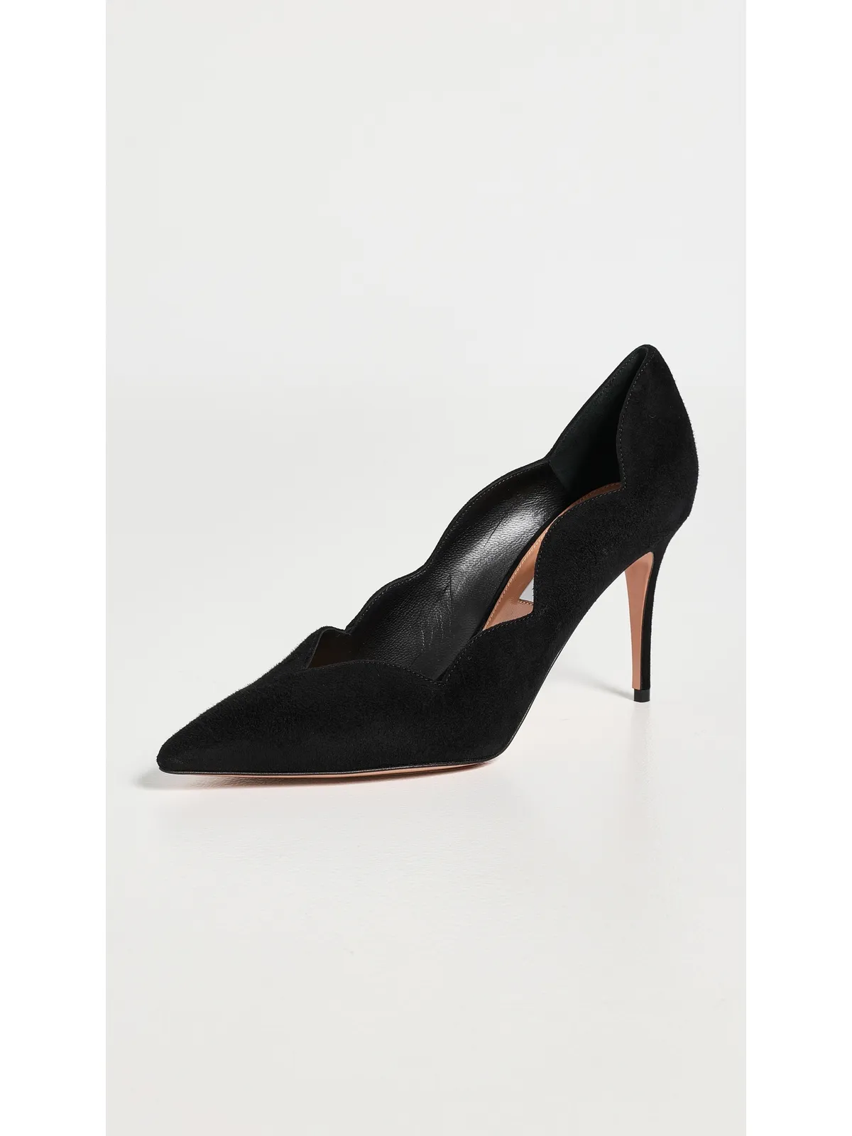 Aquazzura ペタルパンプス 85 ブラック - 画像2