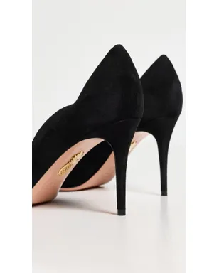Aquazzura ペタルパンプス 85 ブラック - サムネイル4