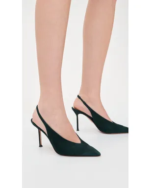 Aquazzura Voltaire Sling English Green - サムネイル3