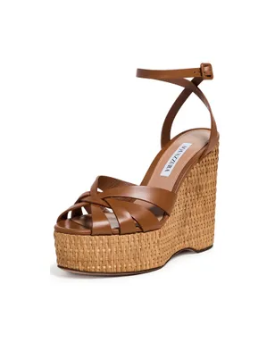 Aquazzura Copacabana ウェッジサンダル - サムネイル1
