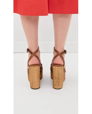 Aquazzura Copacabana ウェッジサンダル - サムネイル5