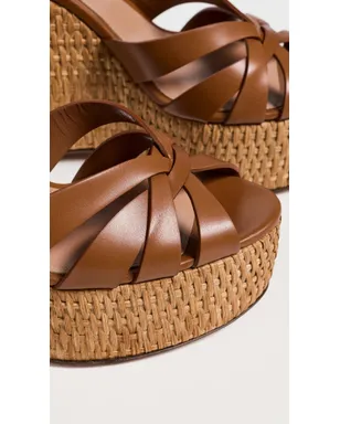 Aquazzura Copacabana ウェッジサンダル - サムネイル6