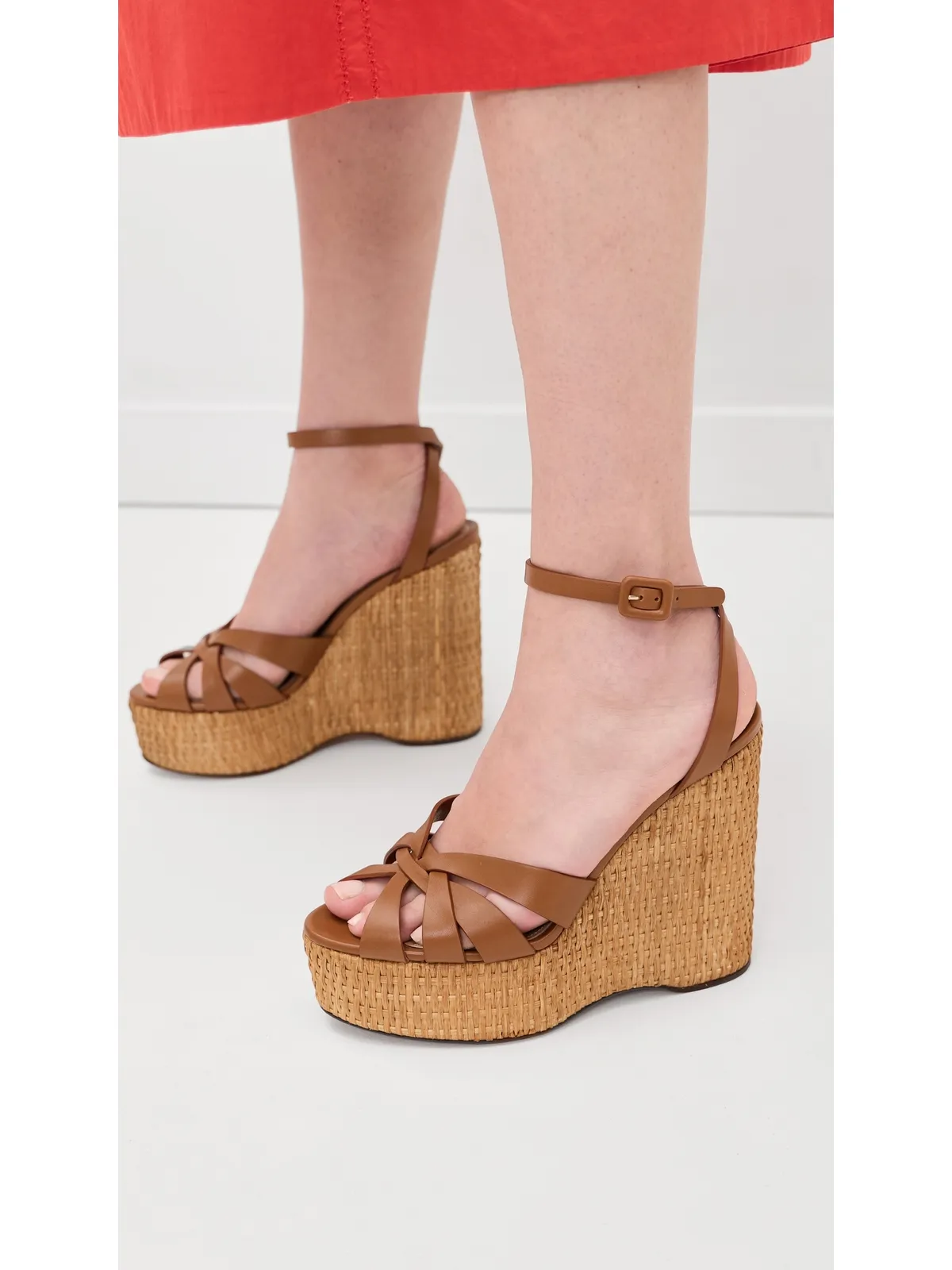 Aquazzura Copacabana ウェッジサンダル - 画像4