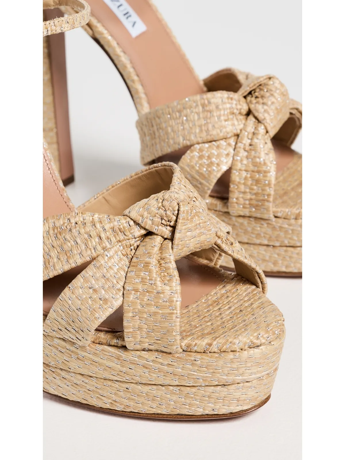 Aquazzura Nina Plateau サンダル - 画像6