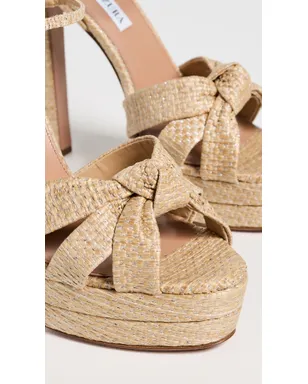 Aquazzura Nina Plateau サンダル - サムネイル6