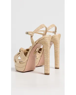 Aquazzura Nina Plateau サンダル - サムネイル4