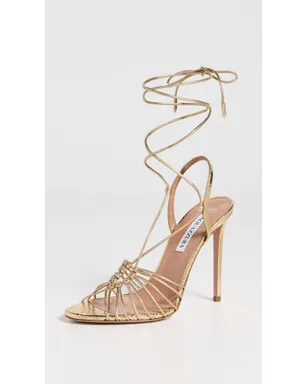 Aquazzura リトモ サンダル 105 ソフトゴールド - サムネイル2