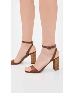Aquazzura サンシーカー サンダル 85mm タバコ - サムネイル5