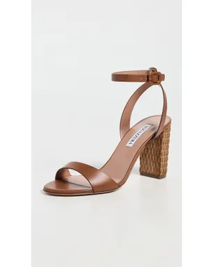 Aquazzura サンシーカー サンダル 85mm タバコ - サムネイル2