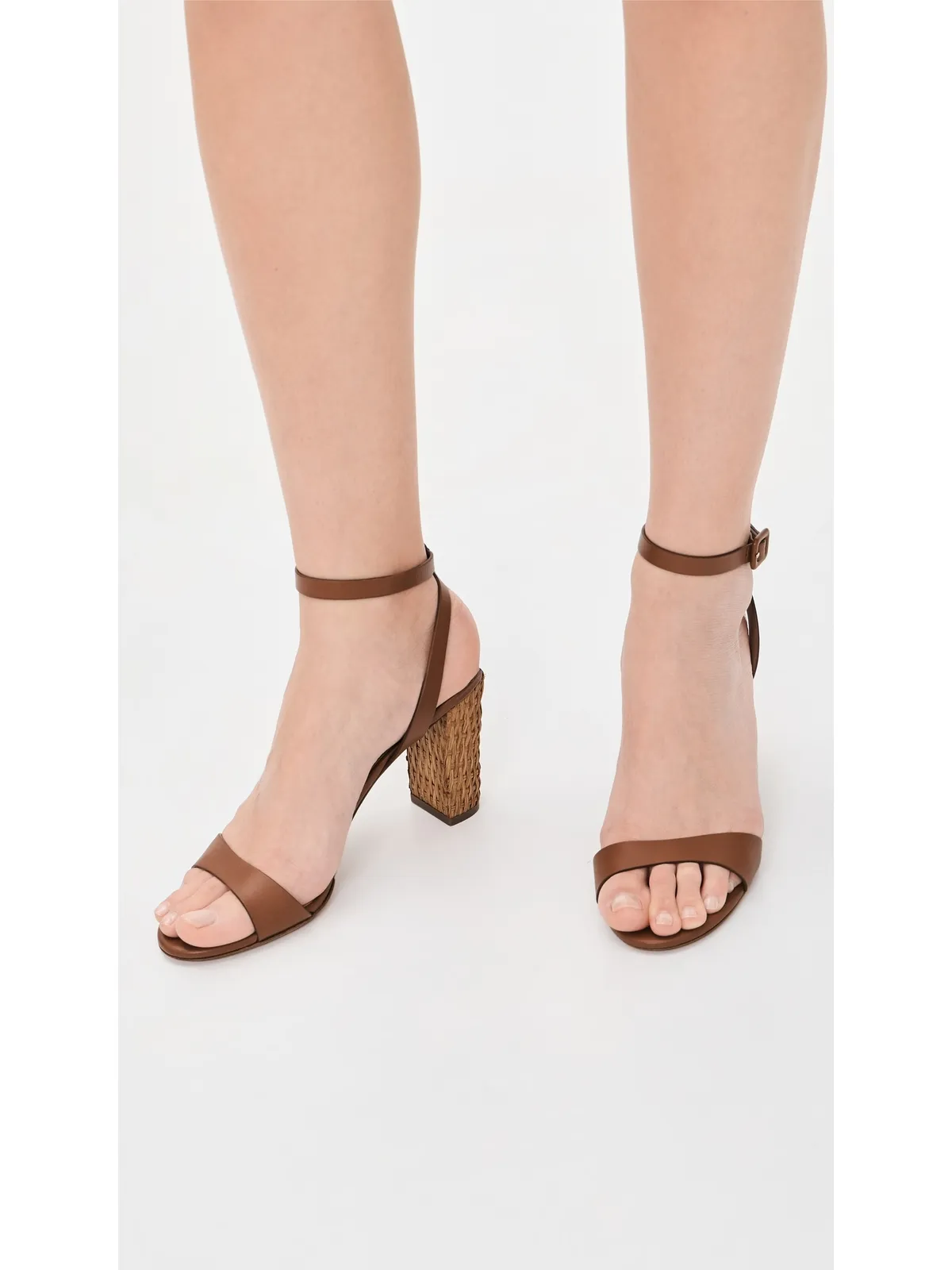 Aquazzura サンシーカー サンダル 85mm タバコ - 画像3