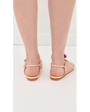 Aquazzura フラゴリーナ・シュガー・サンダル ナチュラル - サムネイル5