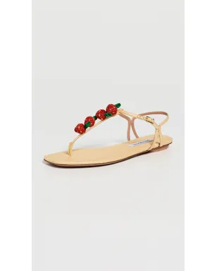 Aquazzura フラゴリーナ・シュガー・サンダル ナチュラル - サムネイル2