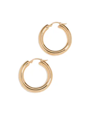 Ariel Gordon Jewelry 14k ジュニア ヘリウム フープ ピアス - サムネイル1