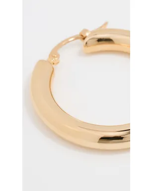 Ariel Gordon Jewelry 14k ジュニア ヘリウム フープ ピアス - サムネイル5