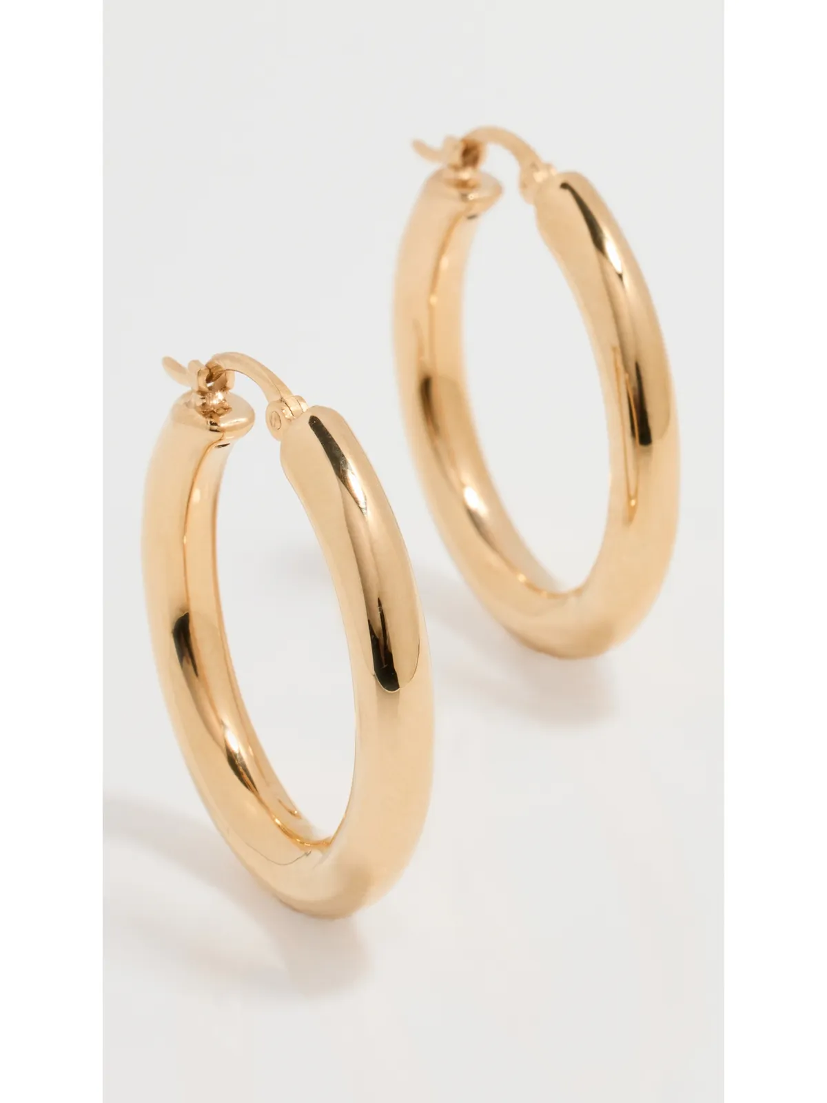Ariel Gordon Jewelry 14k ジュニア ヘリウム フープ ピアス - 画像2