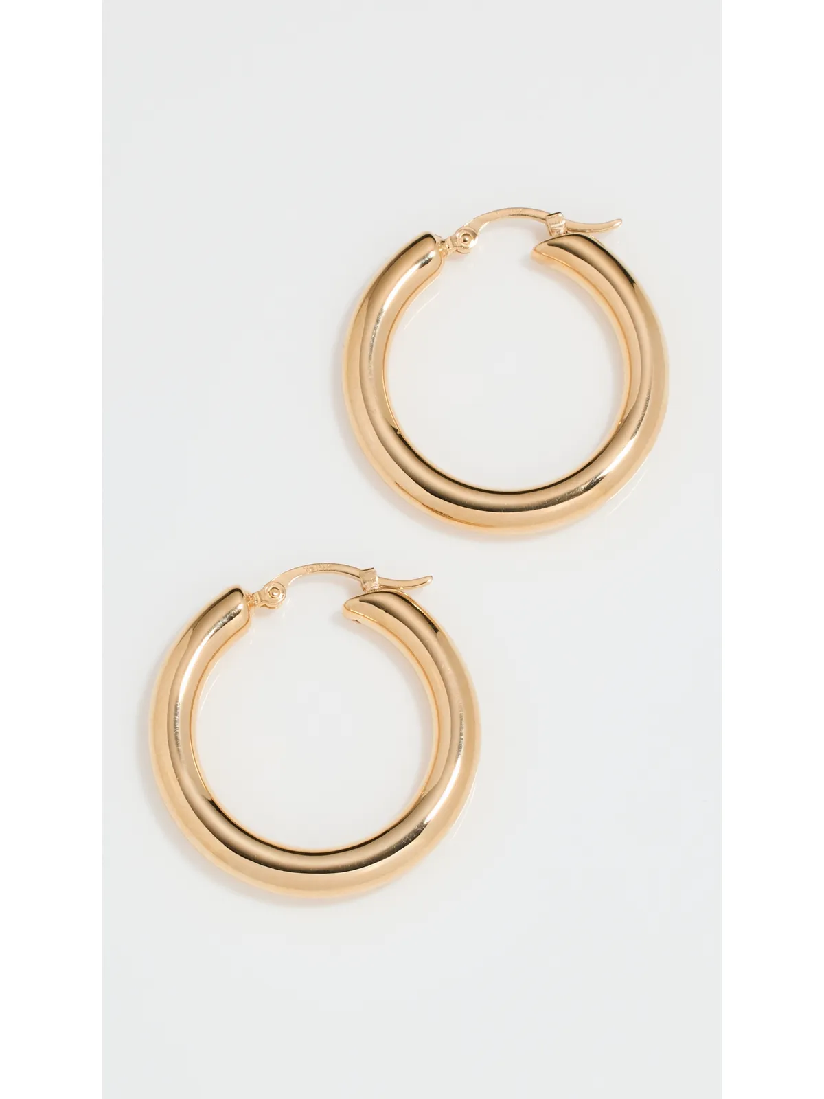 Ariel Gordon Jewelry 14k ジュニア ヘリウム フープ ピアス - 画像4