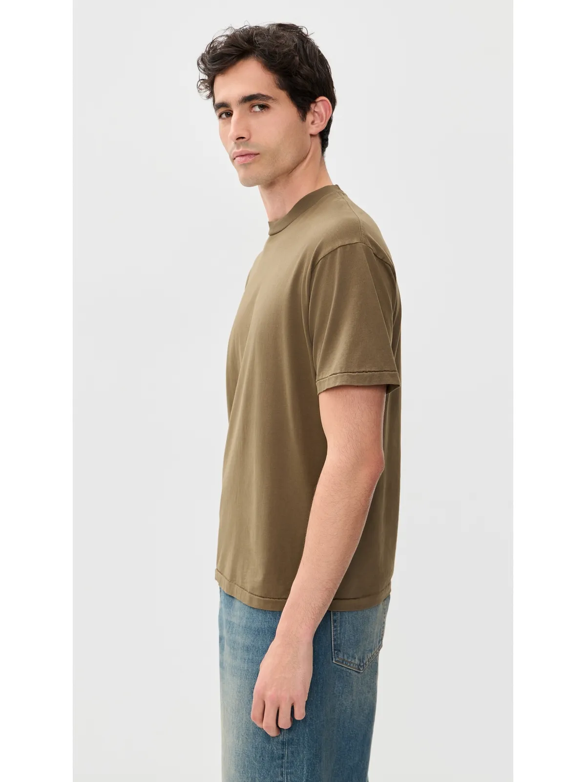 ASHER Noah Supima Tee Seaweed - 画像4
