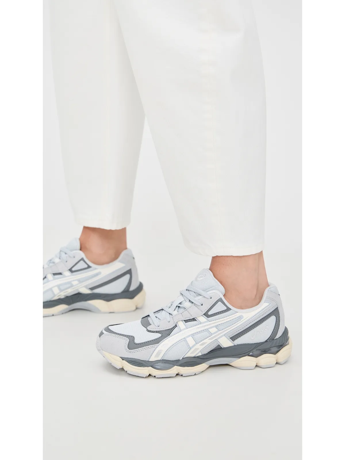 ASICS ジェル-NYC 2055 スニーカー グレー/クリーム - 画像3