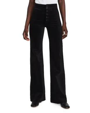 ASKK NY Brighton Velvet Wide Leg Pants - サムネイル1