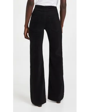 ASKK NY Brighton Velvet Wide Leg Pants - サムネイル3