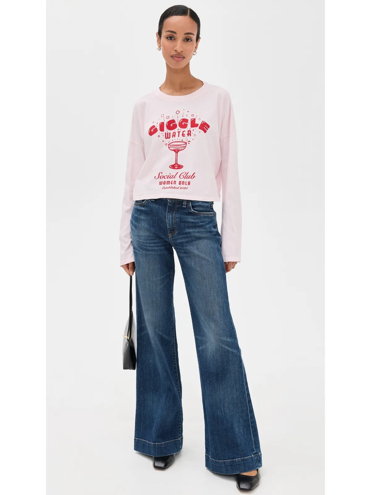 ASKK NY クロップド丈長袖Tシャツ - 画像5