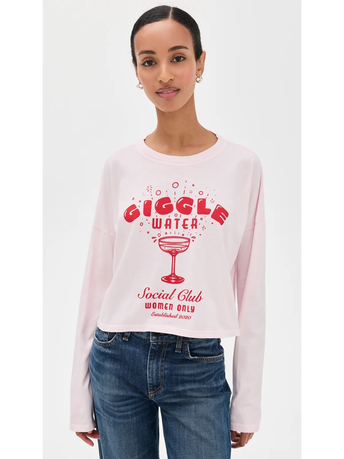 ASKK NY クロップド丈長袖Tシャツ - 画像2
