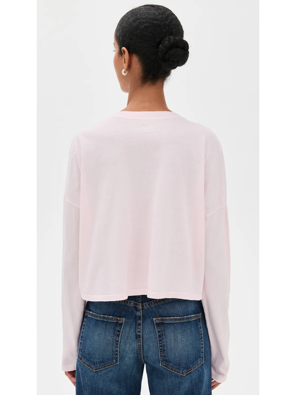 ASKK NY クロップド丈長袖Tシャツ - 画像3