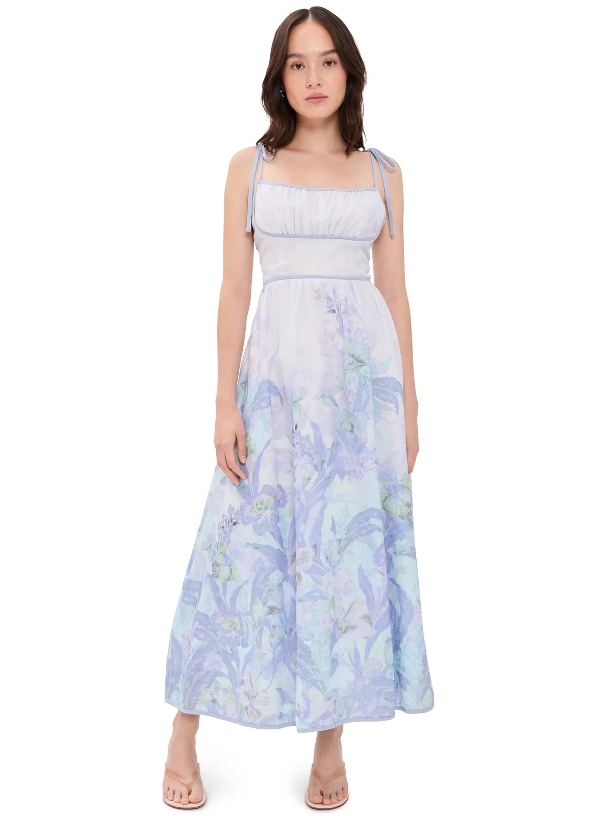 ASTR the Label Dayana Dress 紫花柄 - 画像1
