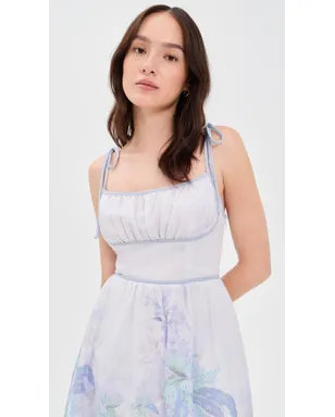 ASTR the Label Dayana Dress 紫花柄 - サムネイル5