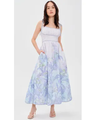 ASTR the Label Dayana Dress 紫花柄 - サムネイル2