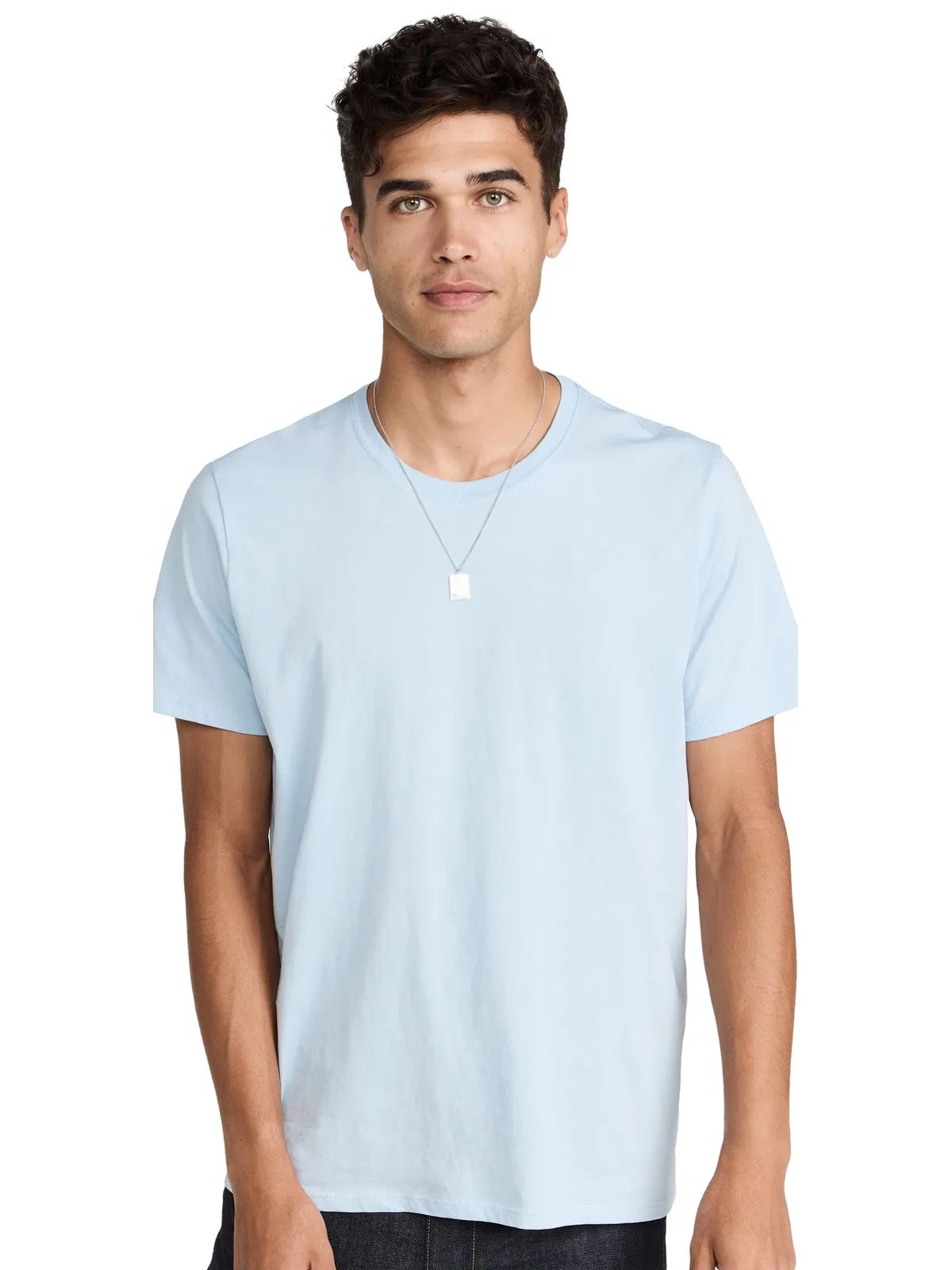 ATM Anthony Thomas Melillo クラシック ジャージー クルーネックTシャツ ブルー - 画像1
