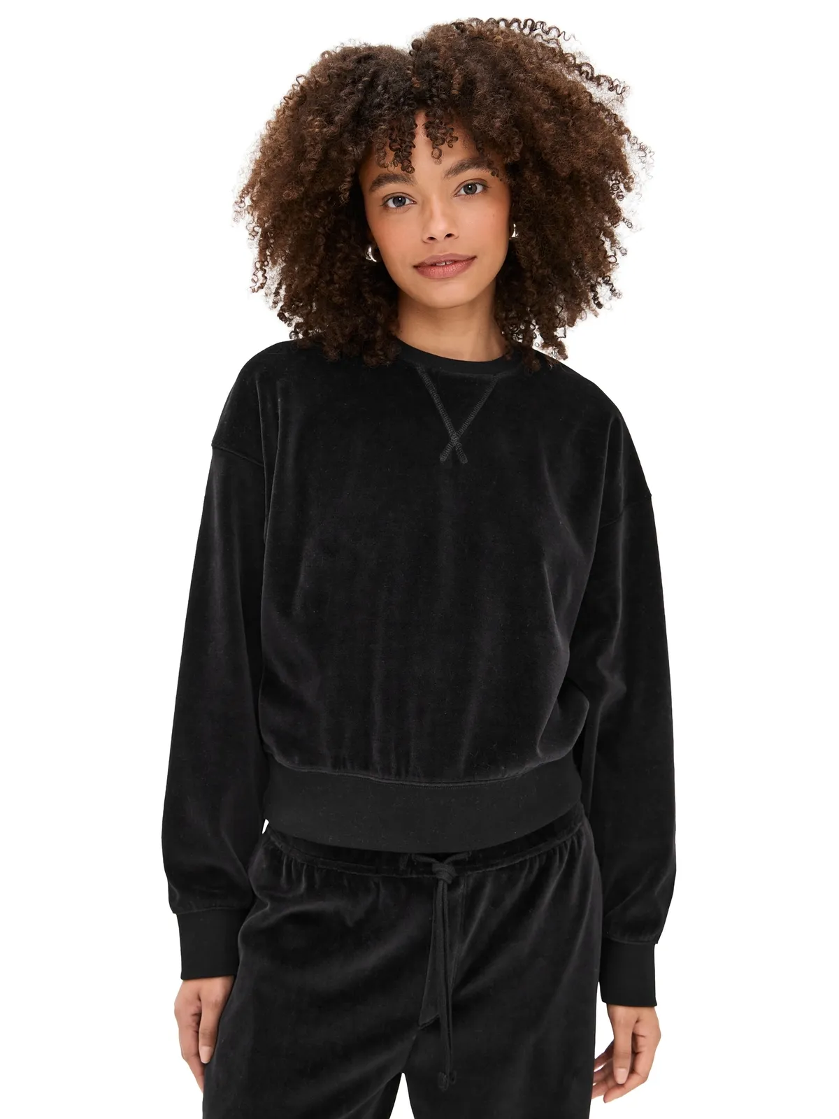 ATM Anthony Thomas Melillo Velour クルーネック スウェットシャツ - 画像1