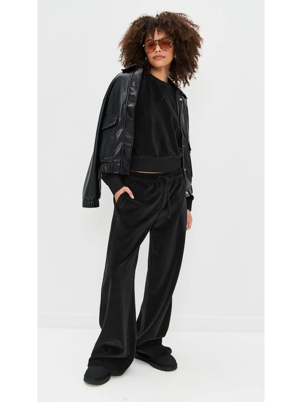 ATM Anthony Thomas Melillo Velour クルーネック スウェットシャツ - 画像5