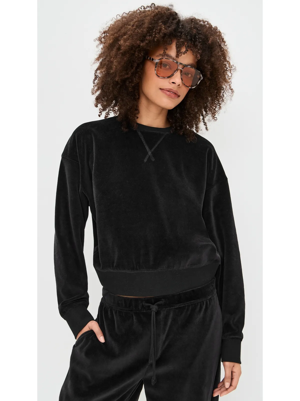 ATM Anthony Thomas Melillo Velour クルーネック スウェットシャツ - 画像2
