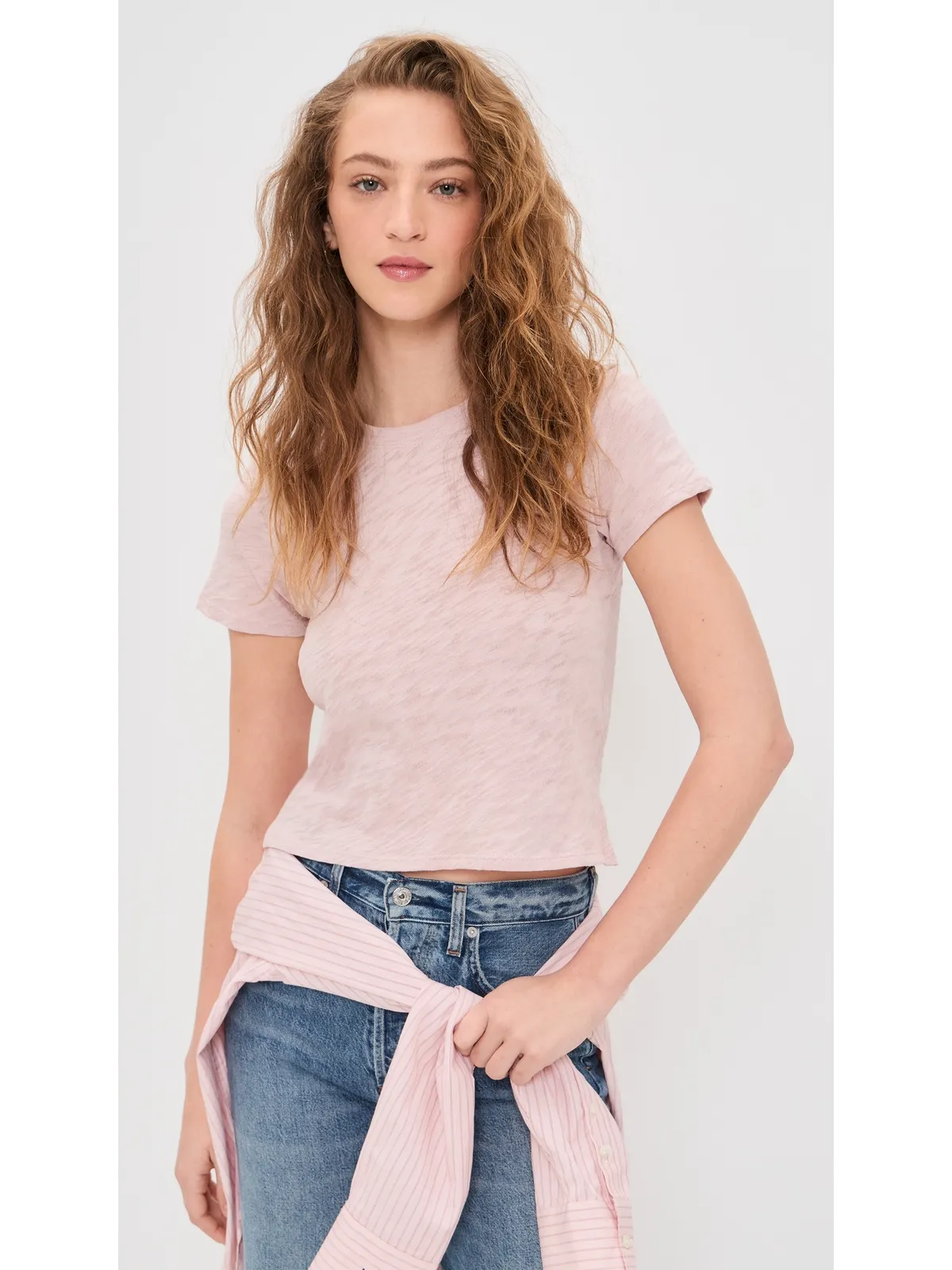 ATM Anthony Thomas Melillo クラシック ベビーTシャツ - ファデッドローズ - 画像2