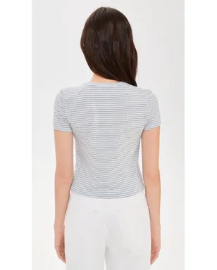 ATM Anthony Thomas Melillo ストライプ ベビーTシャツ - サムネイル3