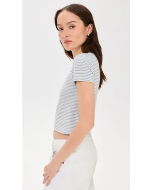 ATM Anthony Thomas Melillo ストライプ ベビーTシャツ - サムネイル4