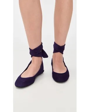The Attico Cloe バレリーナフラット パープル 39 - サムネイル3